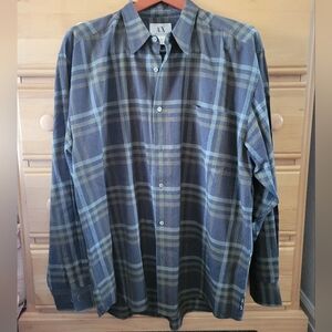 Wool blend flannel shirt